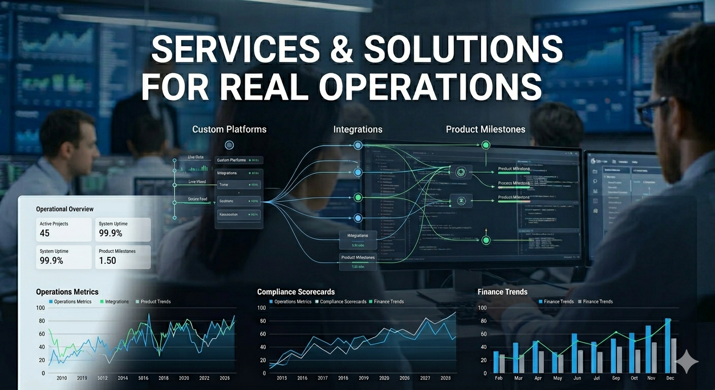 10 Cores services — products, integrations, and delivery from roadmap to run.